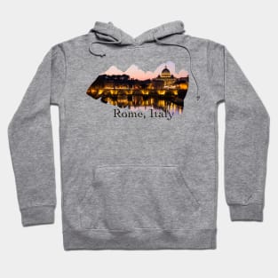 Rome, Italy: The Romantic City at Night Hoodie